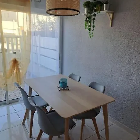 Appartement Le Bosquet, Superbe Rez De Jardin, Parking, Clim,650m Grau D'agde